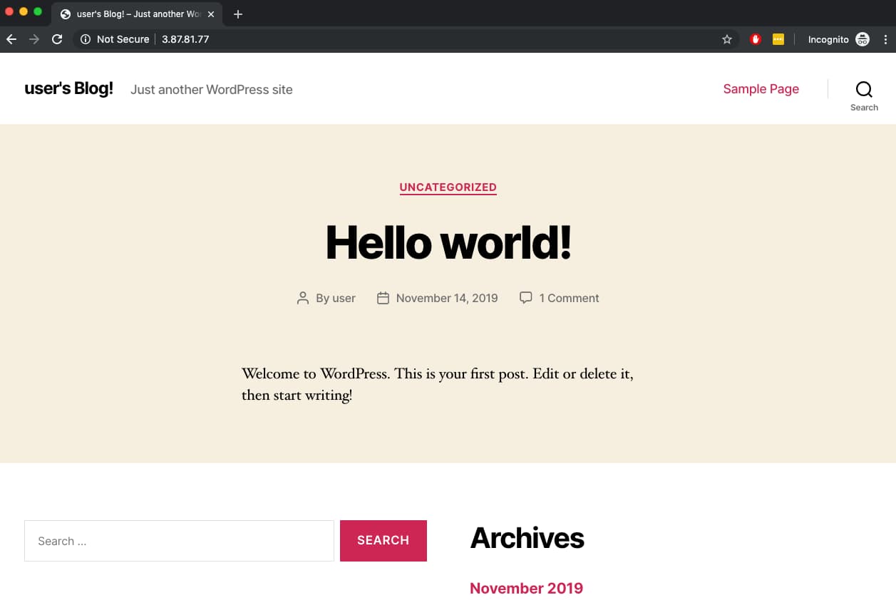 Bitnami Banner Removed from WordPress installation.